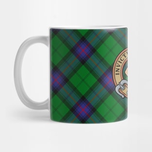 Clan Armstrong Crest over Tartan Mug